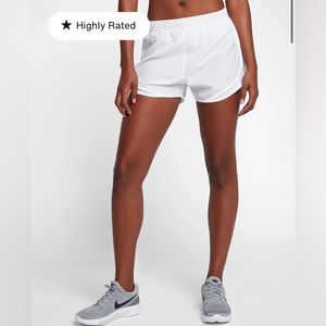 hardly been worn nike athletic shorts size 2 in bright white